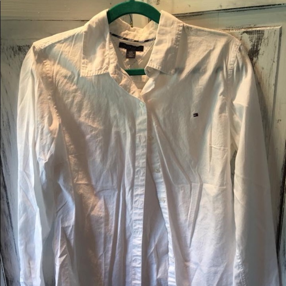 White button down TH